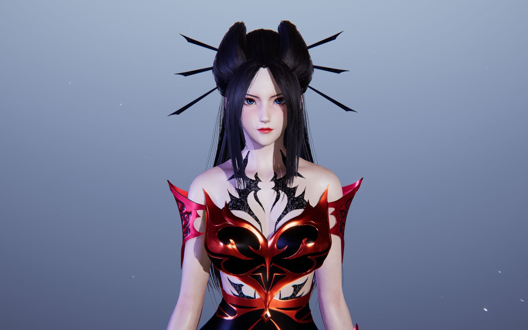 同人建模作品《天行九歌》焰灵姬红