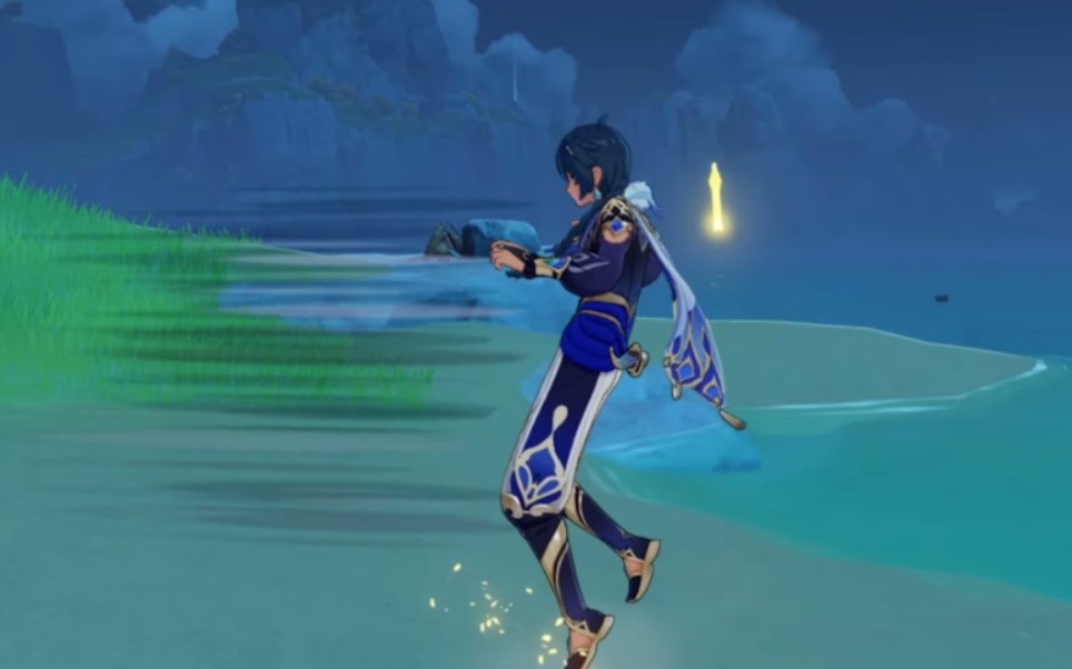 当单手剑角色重击时按跳跃会有什么效果