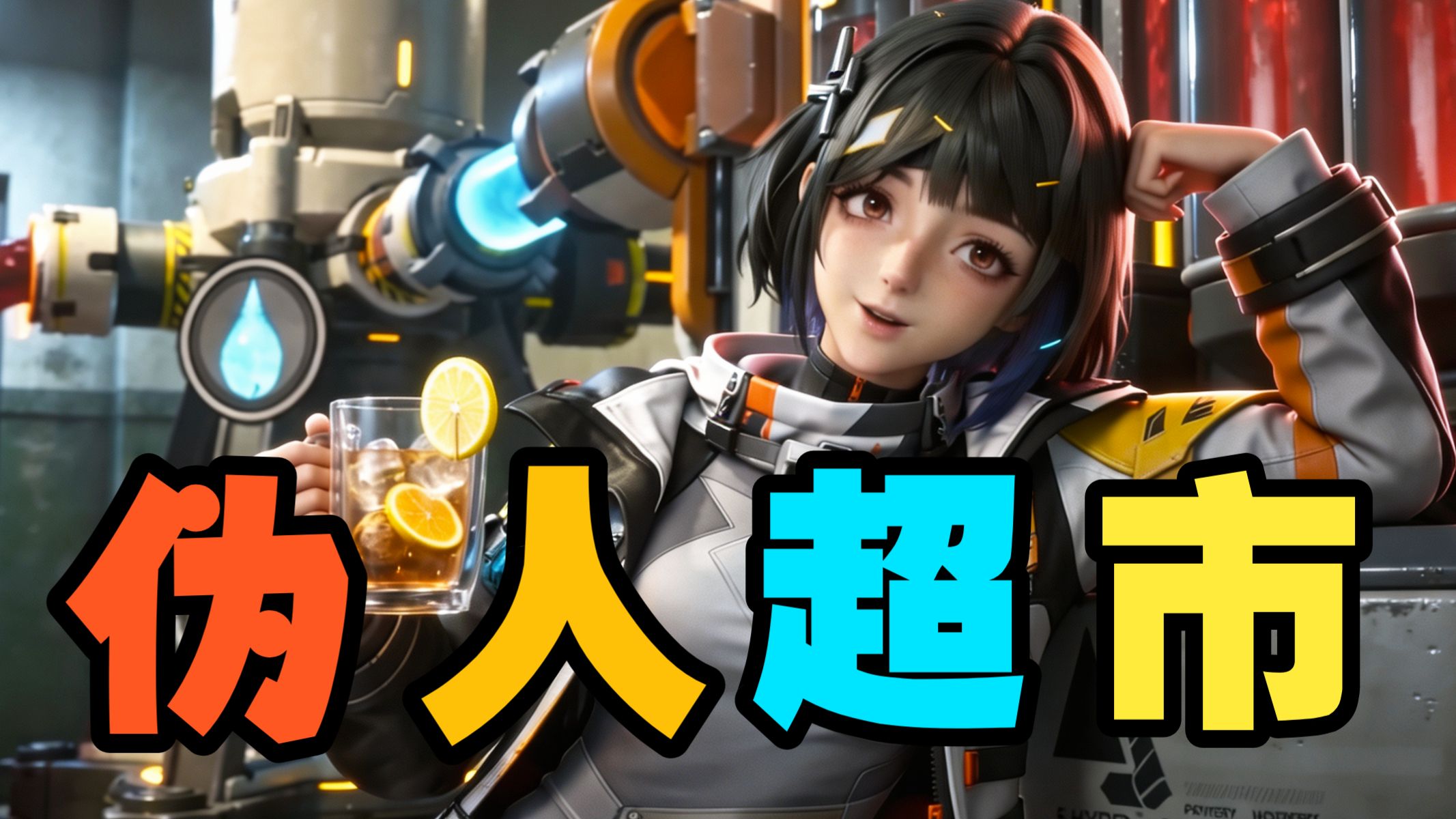 在恐怖伪人超市上班😱还好我有终末地工业😋【年导最新力作】