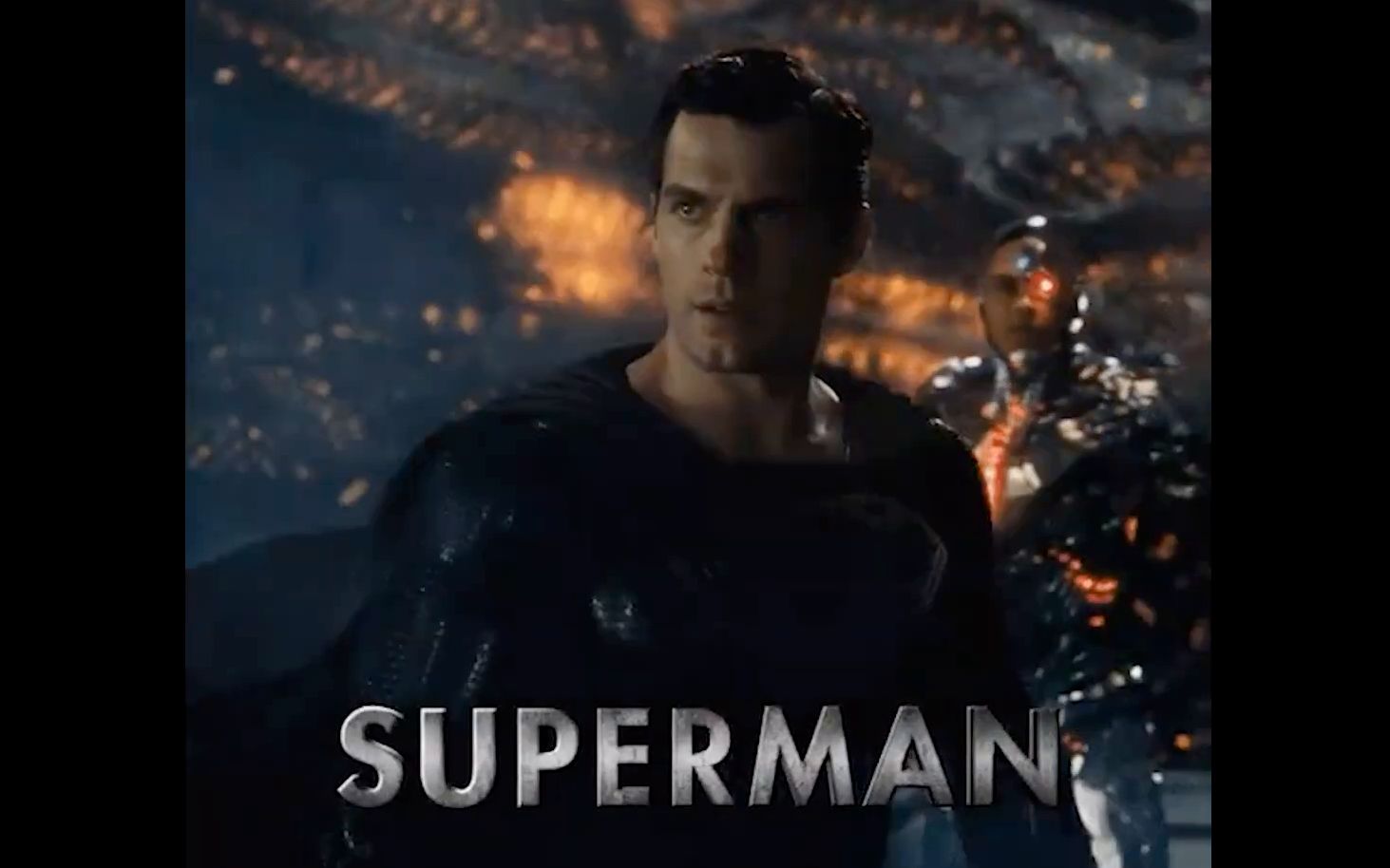 【dc/扎克施耐德正义联盟】"黑衣超人"短预告