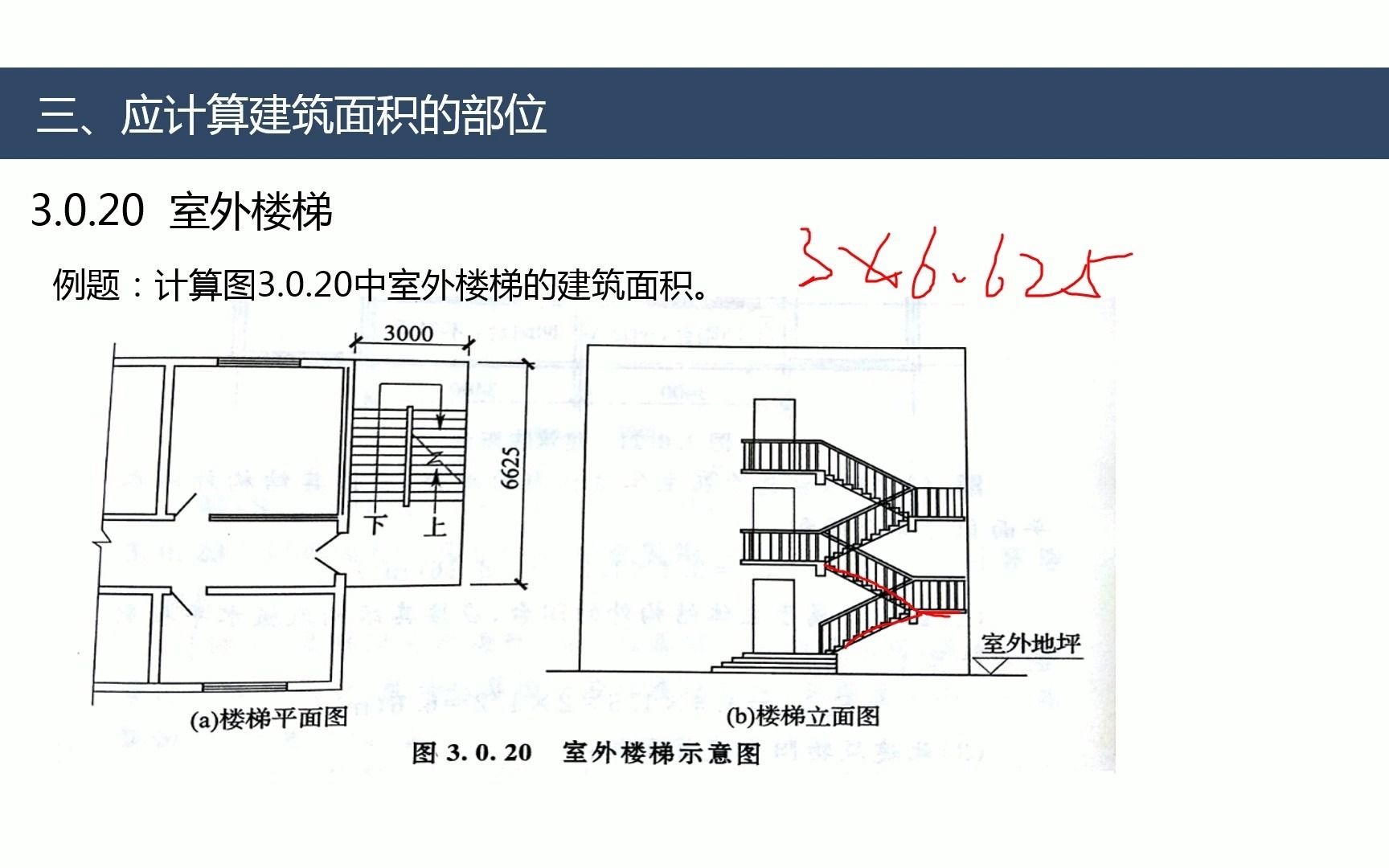 室外楼梯,如何计算建筑面积?哔哩哔哩bilibili