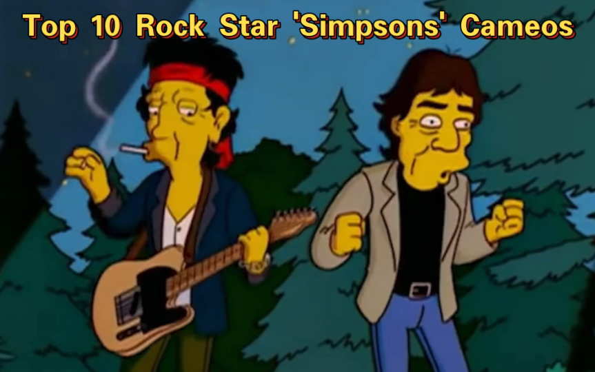 [图]Top 10 Rock Star 'Simpsons' Cameos