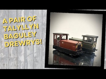 【火车模型】制作OO9比例的一对Talyllyn BaguleyDrewry窄轨柴油机车哔哩哔哩bilibili