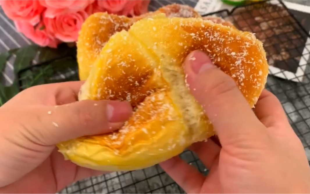 2021年最新的芙蓉面包做法,在家就能做,一家人都爱吃,特别适合做早餐.