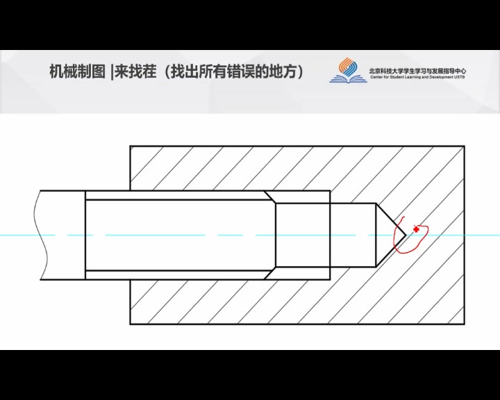 【每日一題】機械製圖-內螺紋畫法