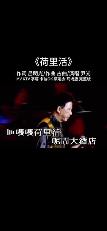 《荷里活》MV KTV 字幕 演唱会 现场版 完整版哔哩哔哩bilibili