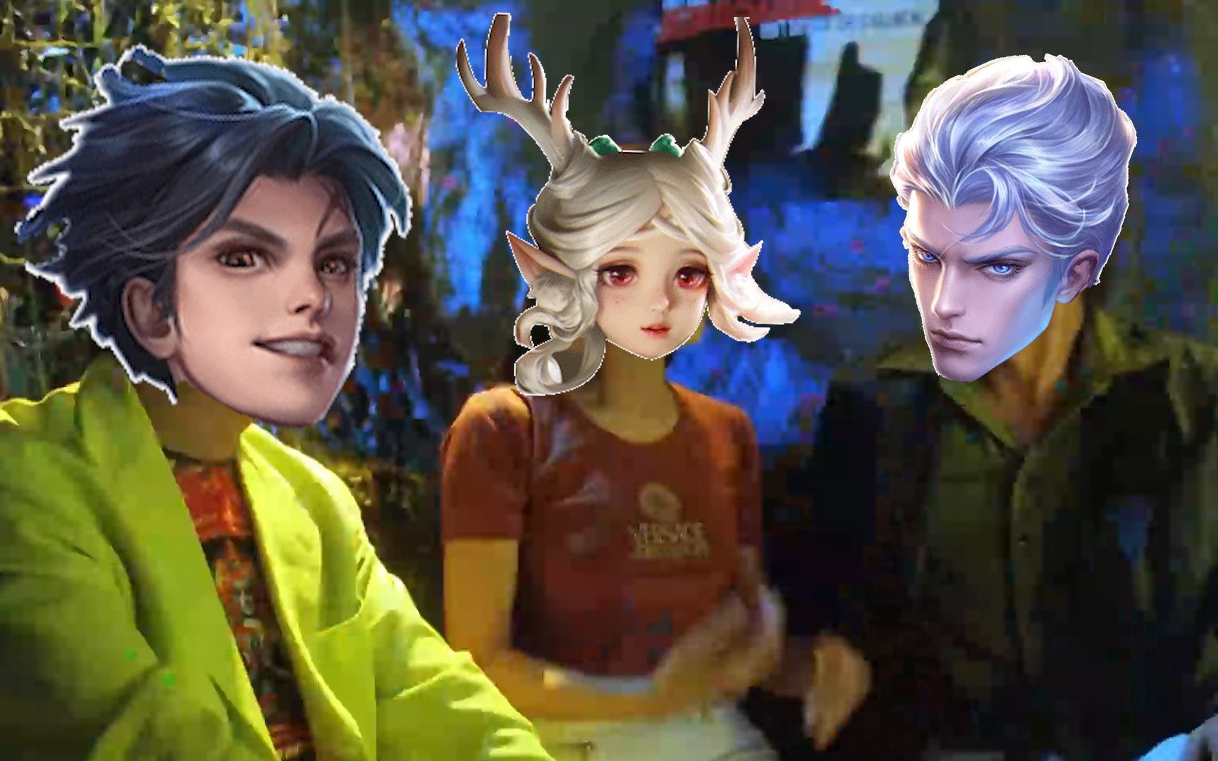 王者搞笑故事:凯爹耀仔争夺瑶妹,耀仔这波险胜!