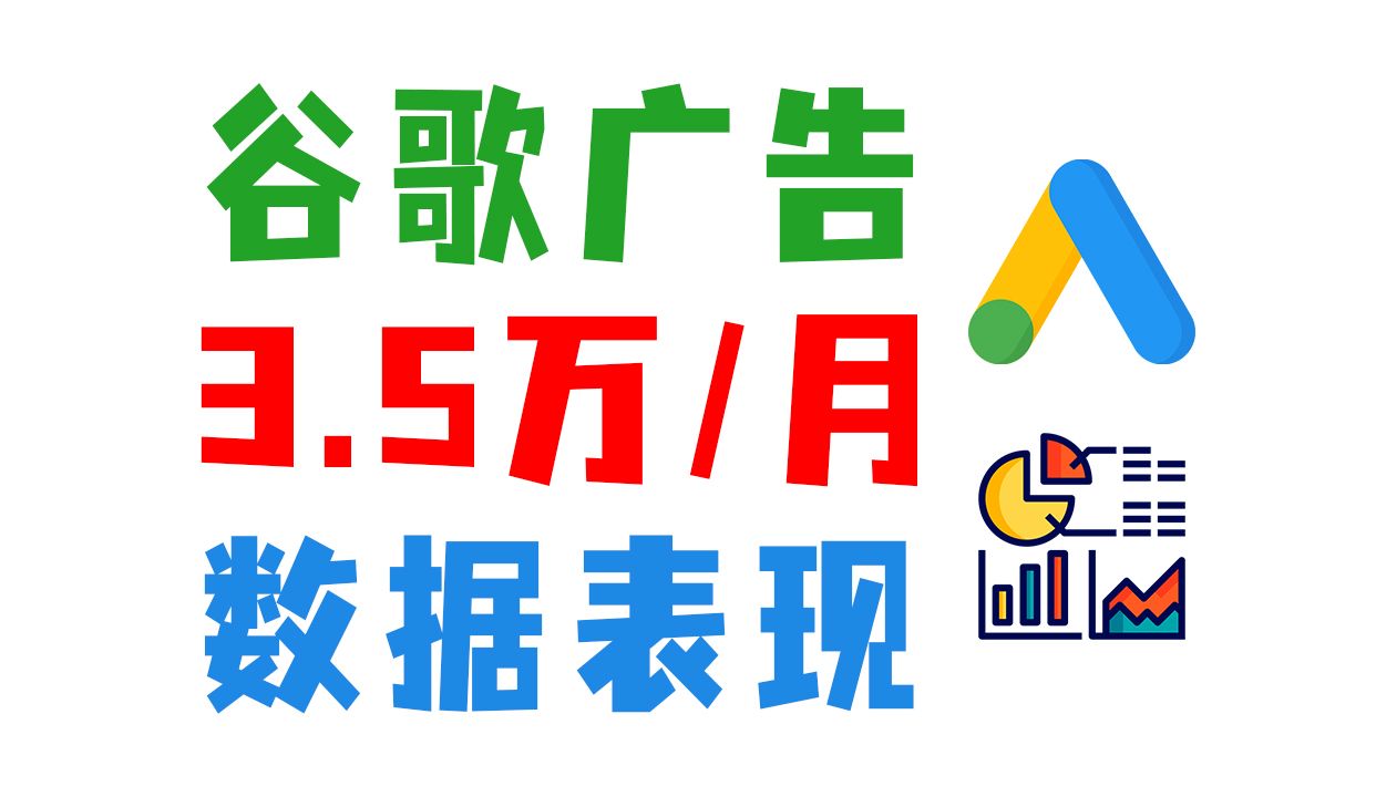 谷歌广告预算3.5万/月:广告数据表现分析哔哩哔哩bilibili