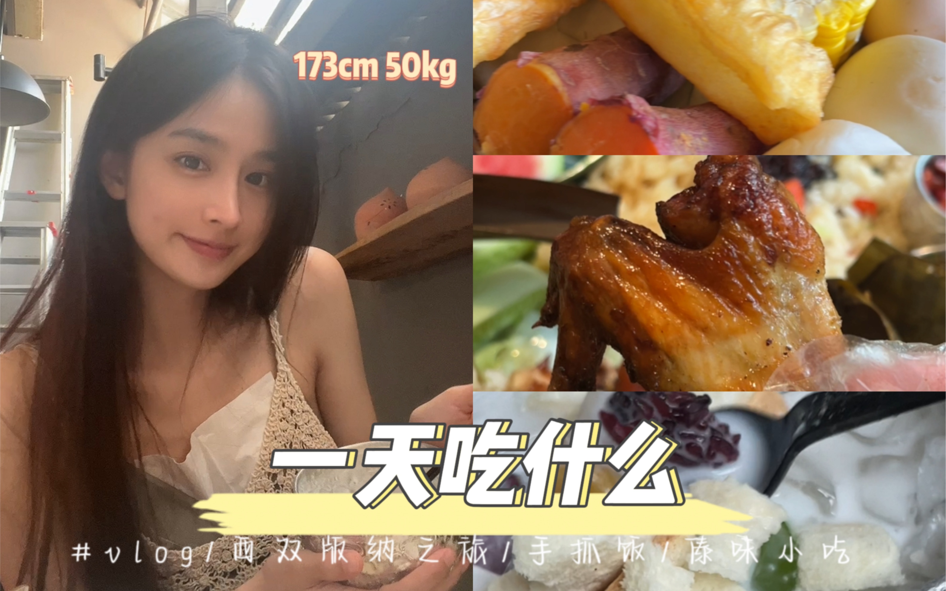 173 50kg|一天吃什么|版纳之旅(完结篇)哔哩哔哩bilibili