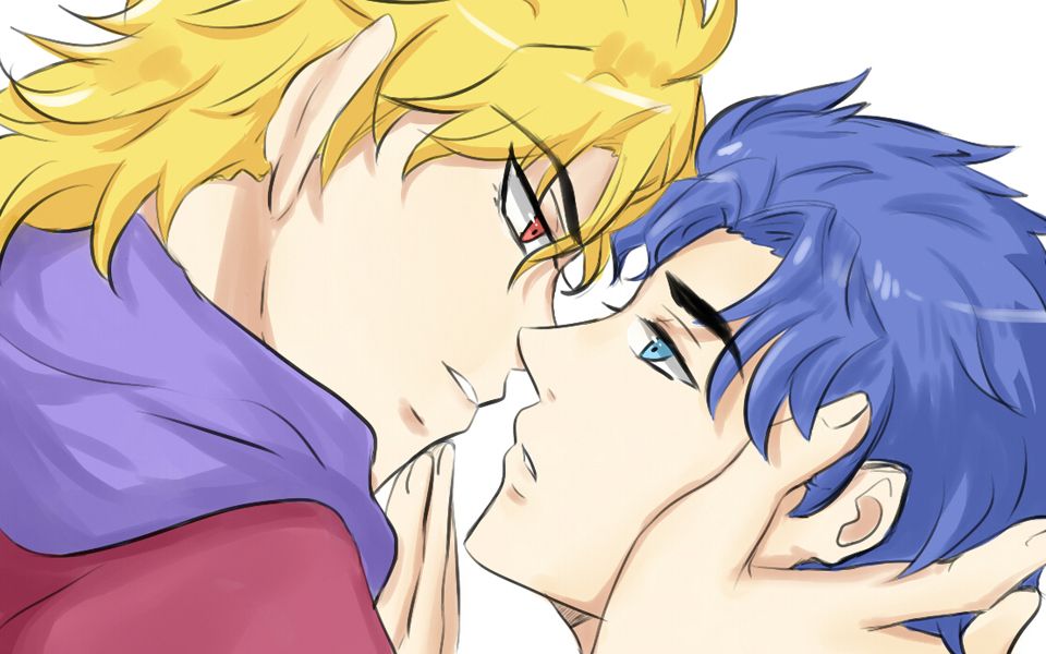 【jojo腐向】dio和乔纳森的kiss唾【手书】