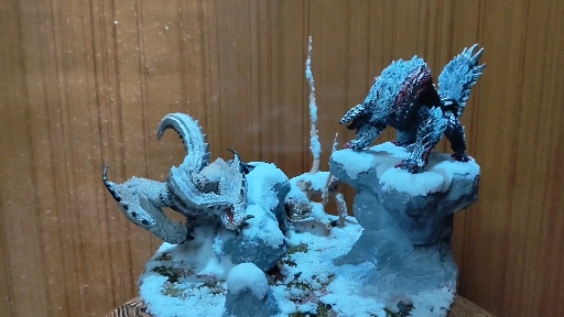 怪物猎人盒蛋 冰牙龙vs狱狼龙 猫狗大战