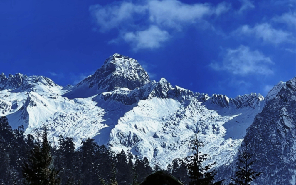 西藏林芝冬季南伊沟