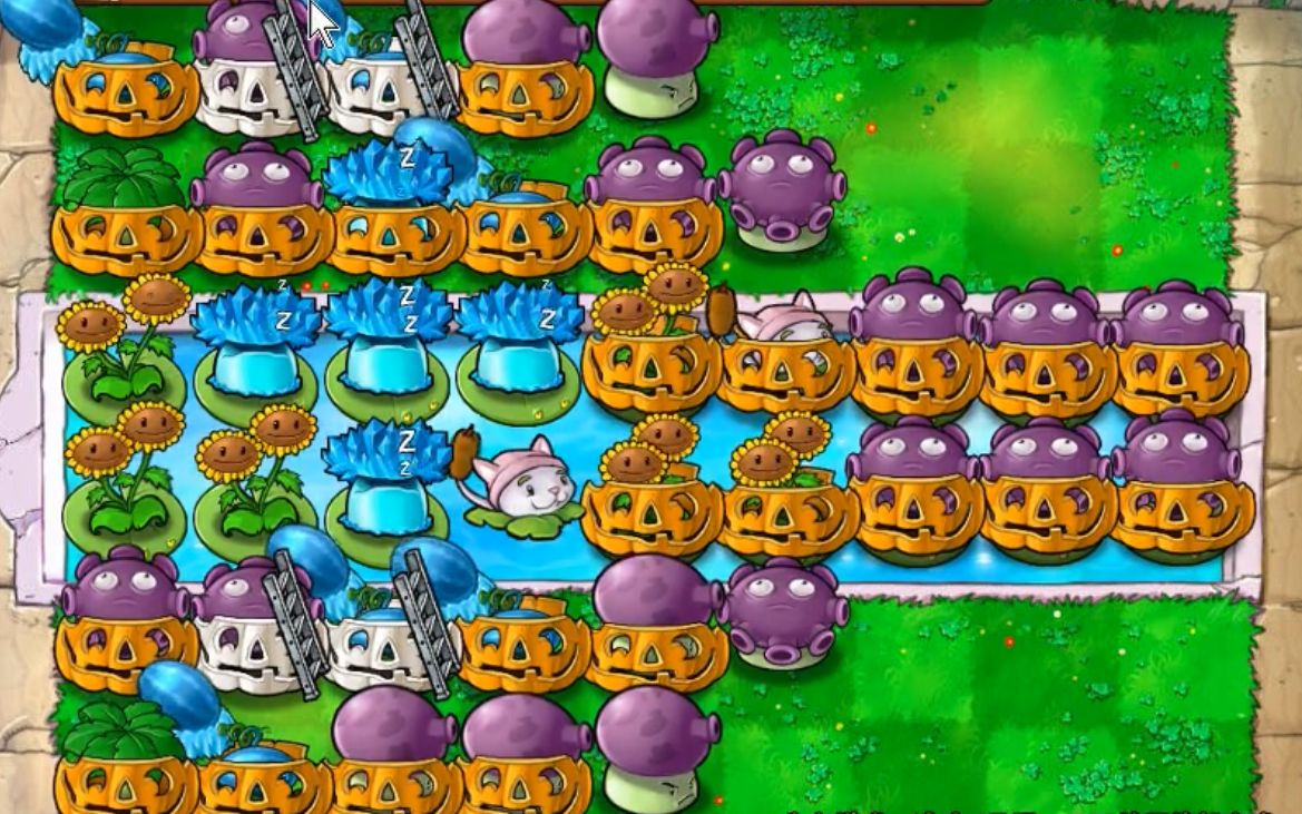 【pvz】史上最合理的无炮阵容——机械钟 实战10旗