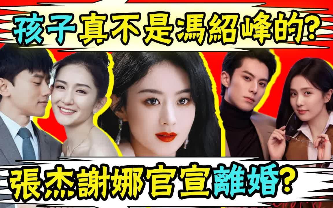 赵丽颖儿子身份被扒,爸爸真不是冯绍峰!张杰谢娜官宣离婚?