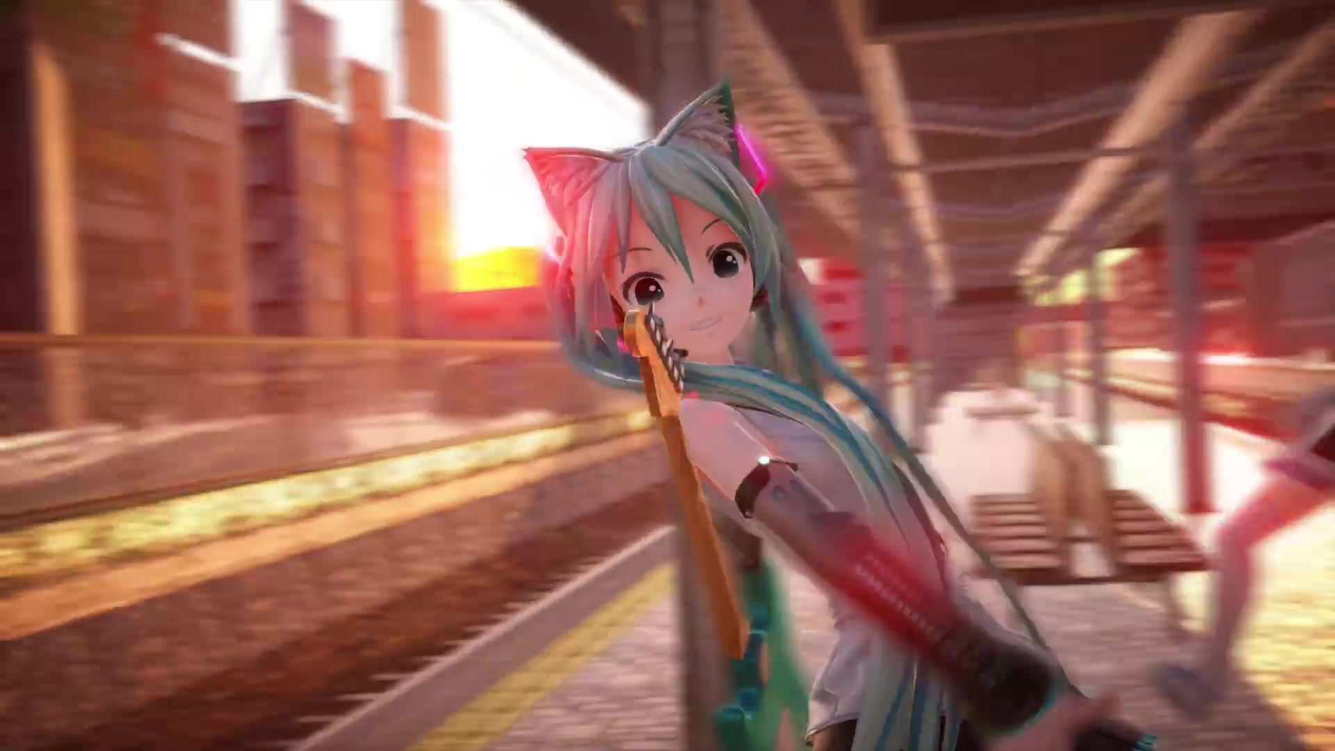 【mmd】初音の喵