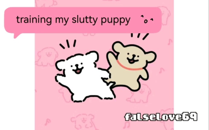 [图]【falselove69】Training my slutty puppy. DDLG pet play.