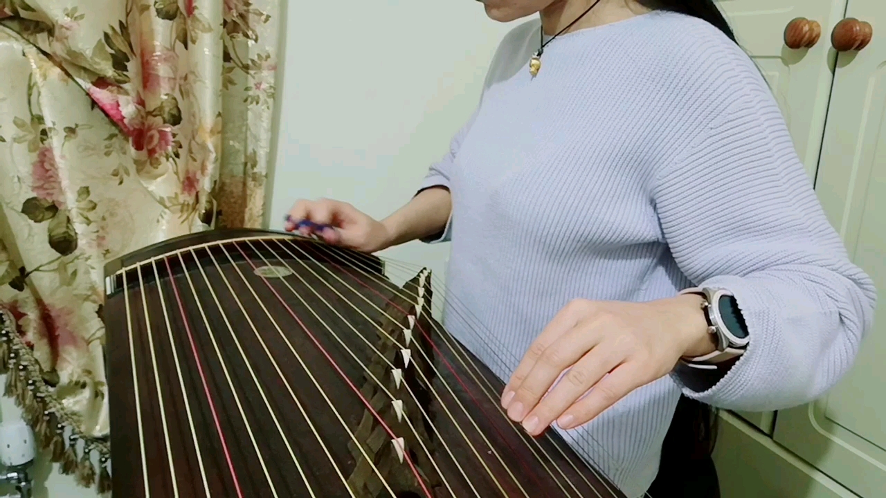 古筝练习--2021春晚岳云鹏歌曲《最亲的人》-李初一改编版