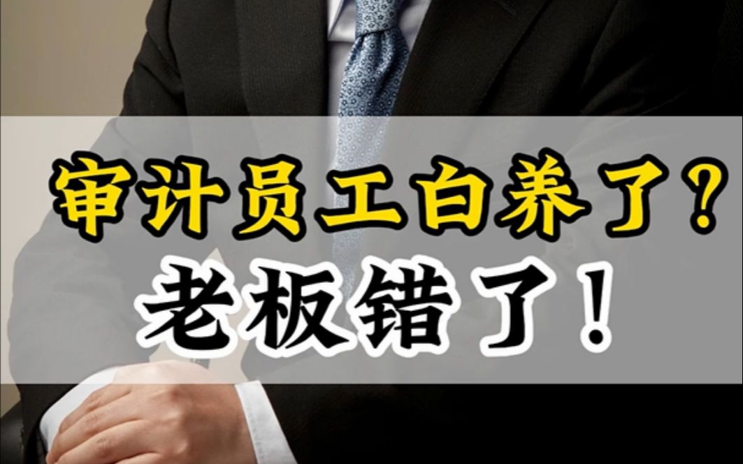 [图]员工审计白养了？其实是老板认知出错了#审计日常 #内部控制 #企业风险管理