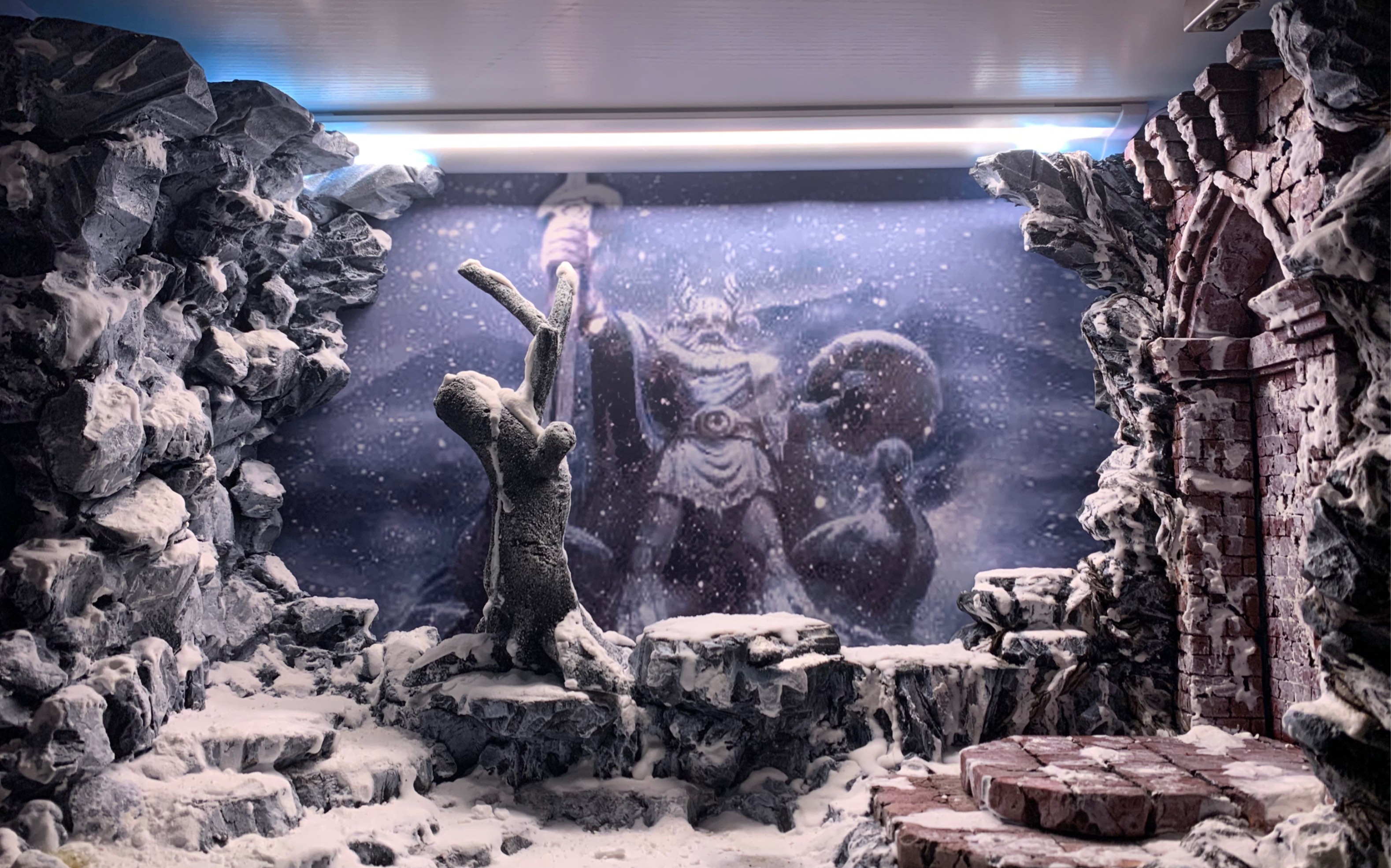 自制圣衣神话北欧仙宫神斗士场景,越来越期待后续的神斗了_哔哩哔哩