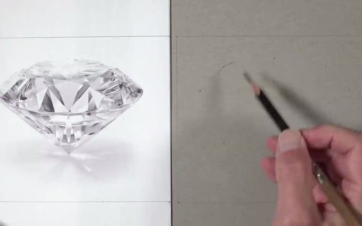 [图]How to Draw a Diamond - Anyone Can Do this!