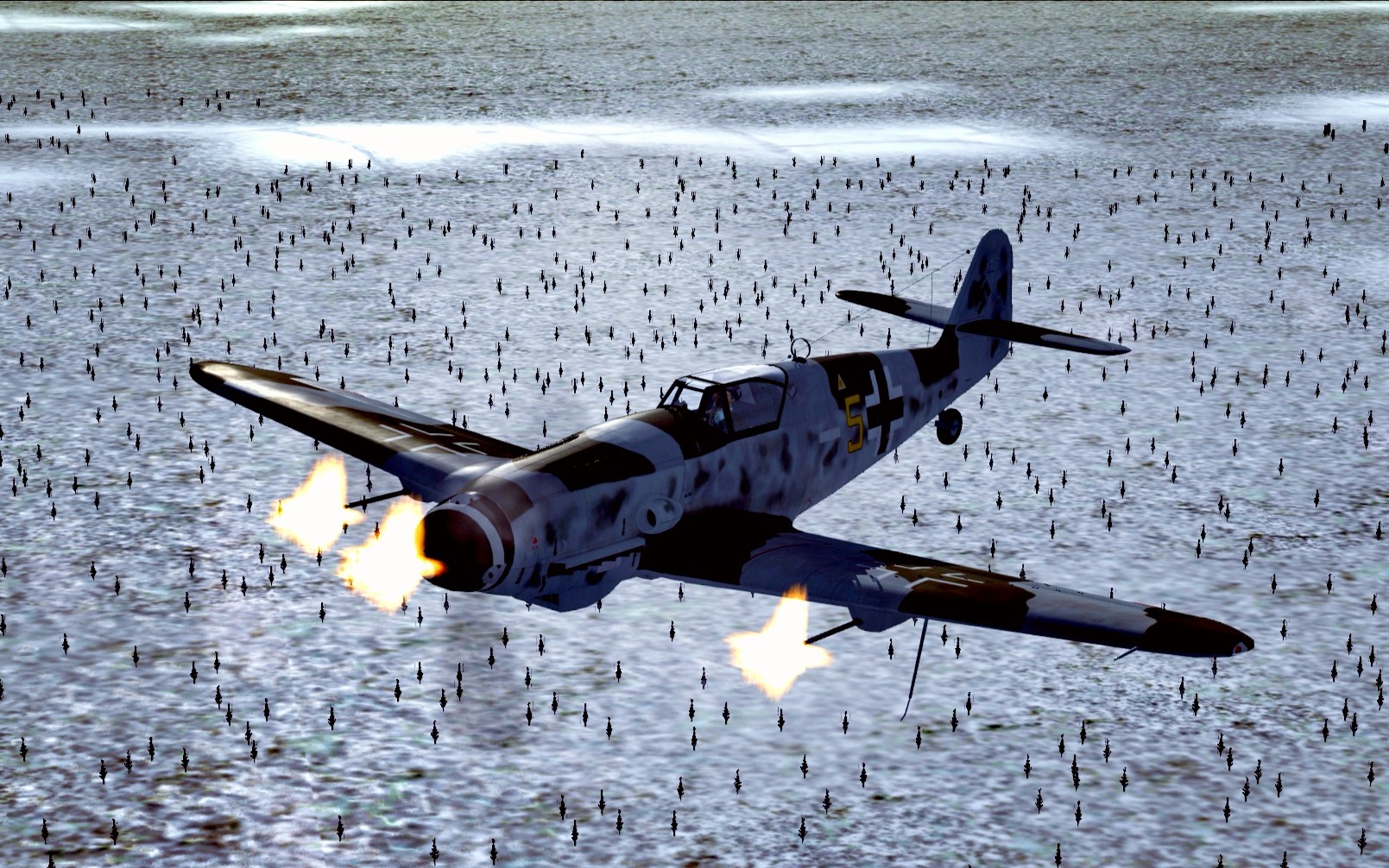 《gs:ww2》更新机型bf109g10全真模式测试.