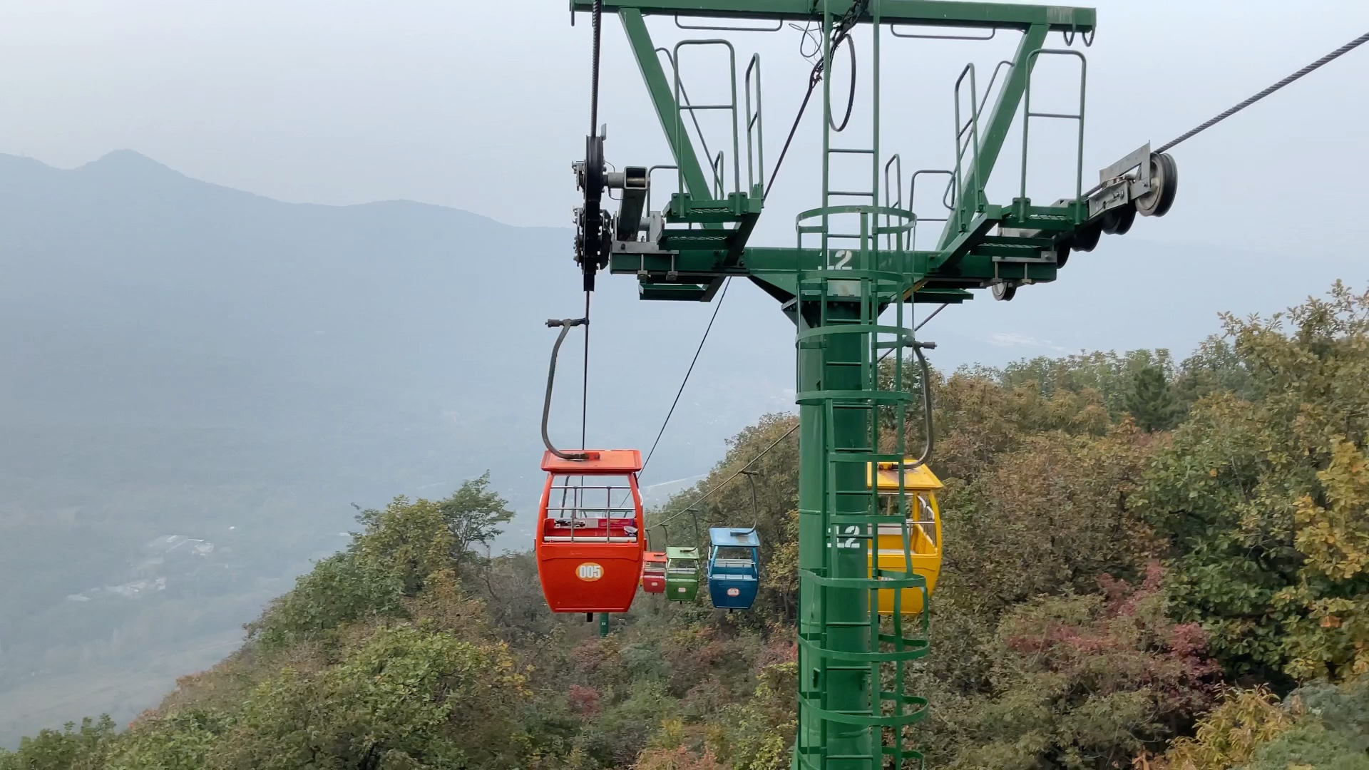 少林寺二祖庵索道