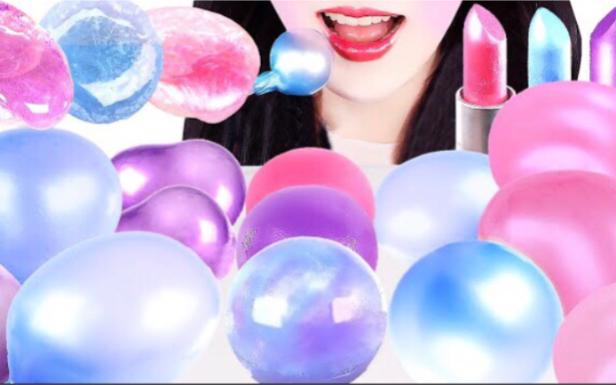 sohn吃播声控糖果系列糖气球口红糖琥珀糖