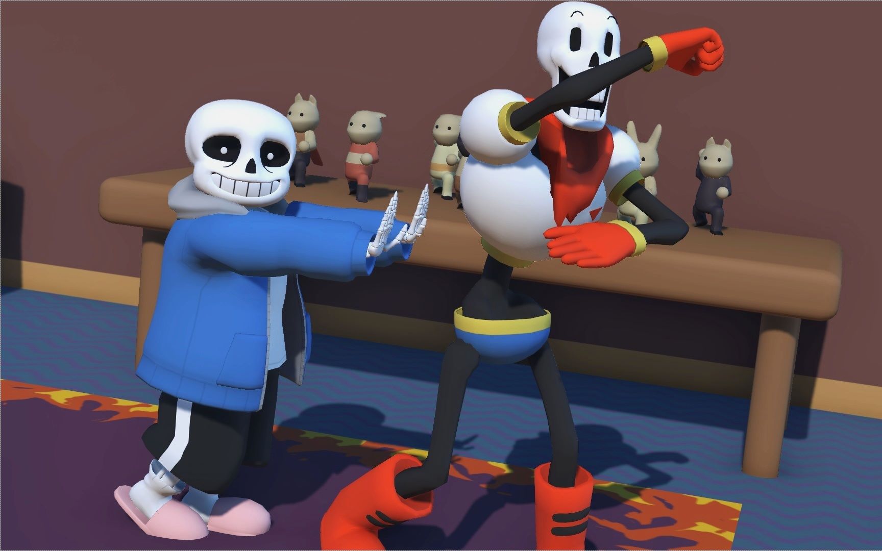 mmd恋ダンスkoidanceundertale传说之下sanspapyrus