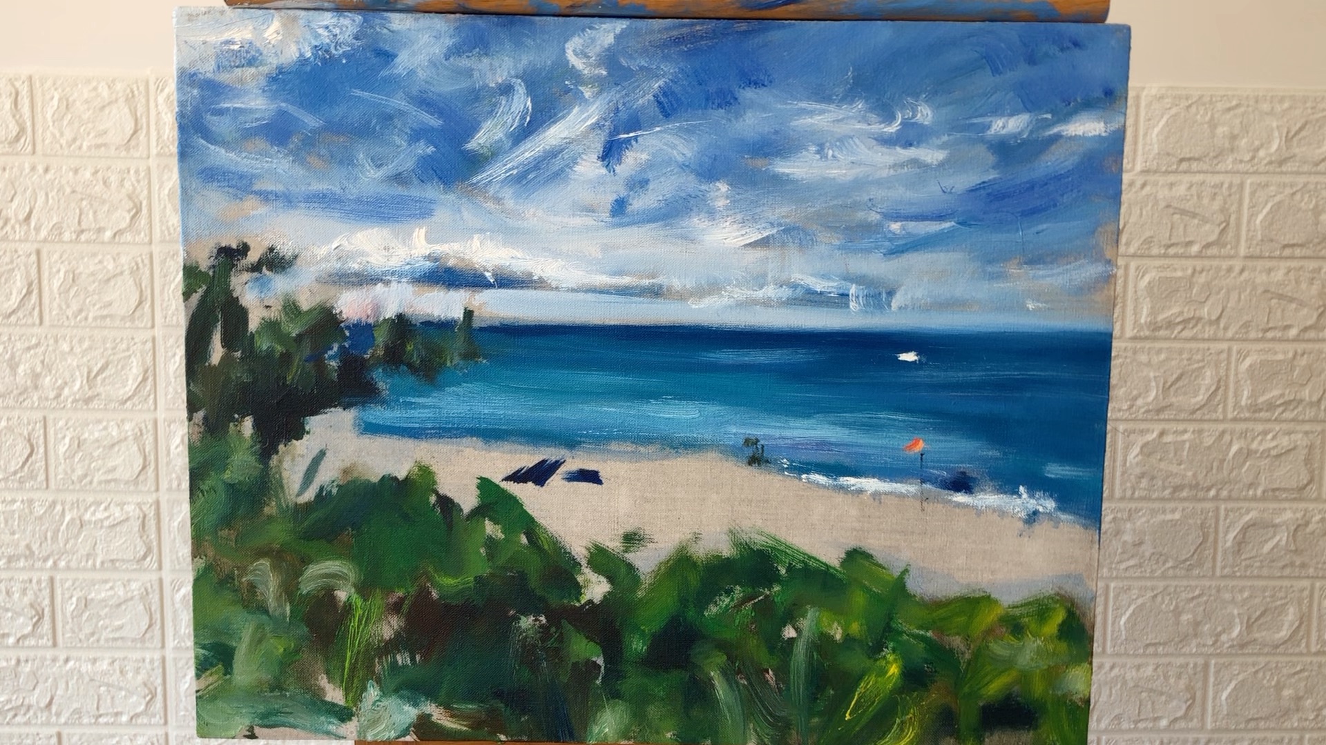 夏威夷油画风景