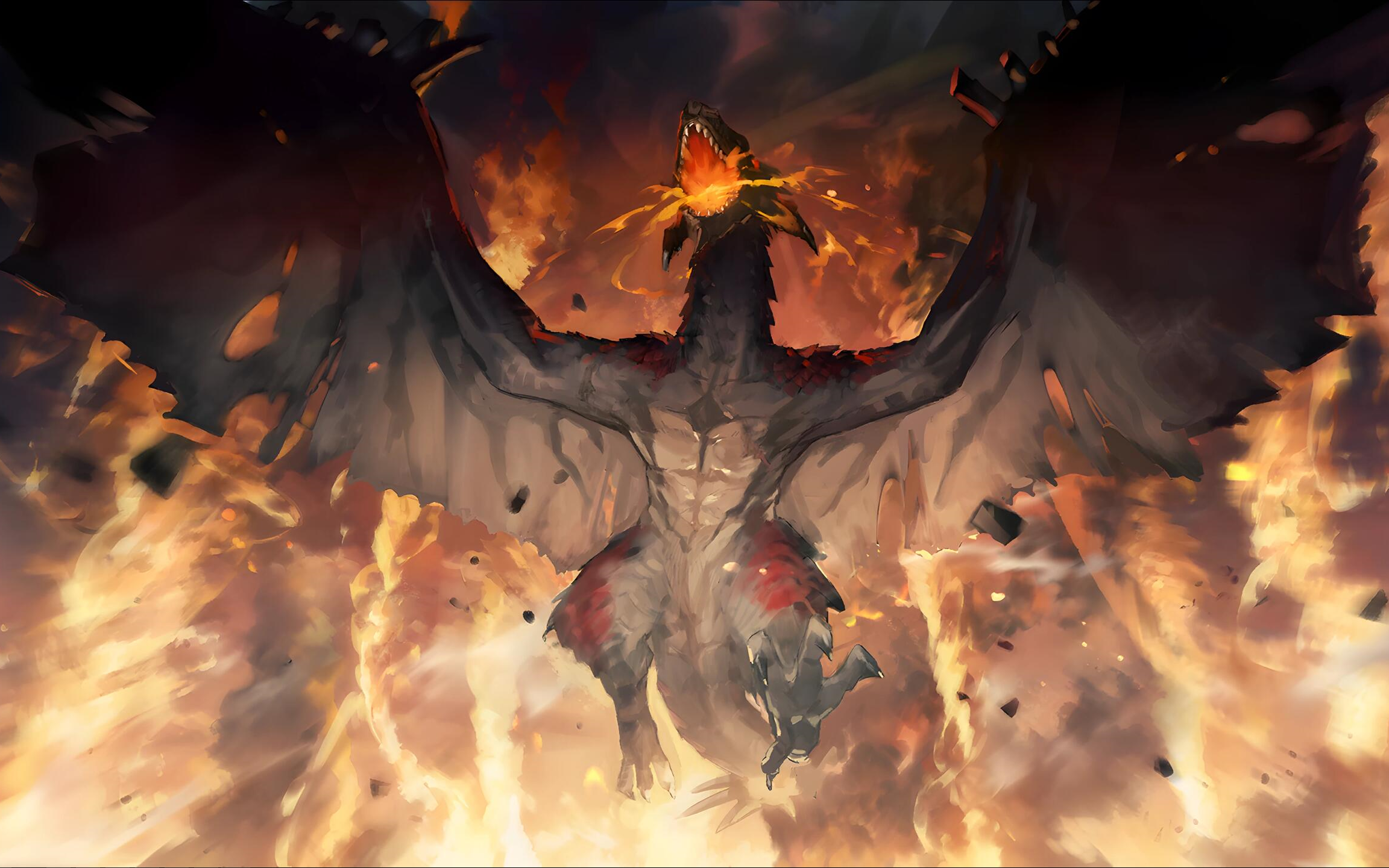 【明日方舟×怪物猎人】联动纪念,太刀狩猎火龙