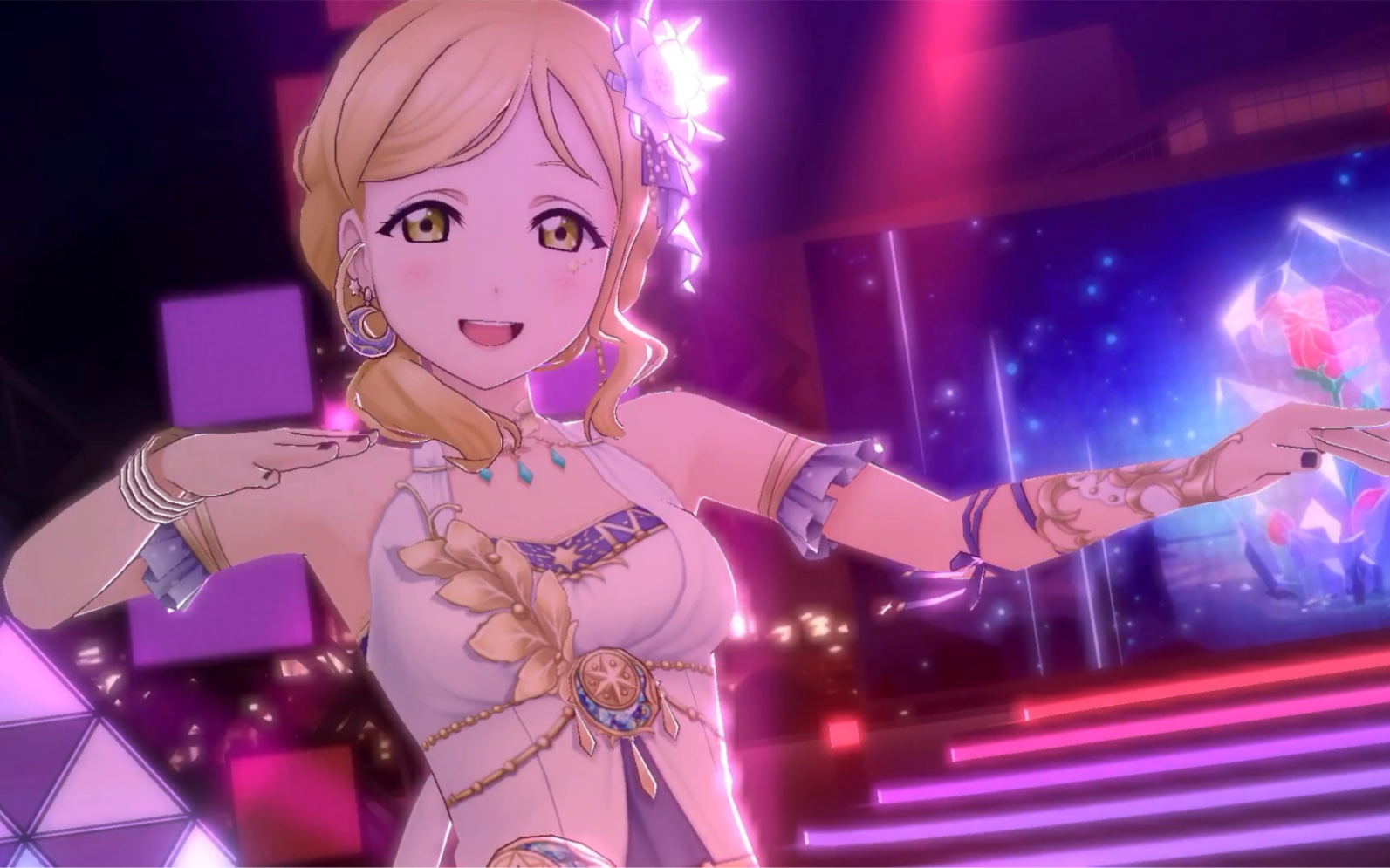 llasmv小原鞠莉月夜童话篇鉴赏