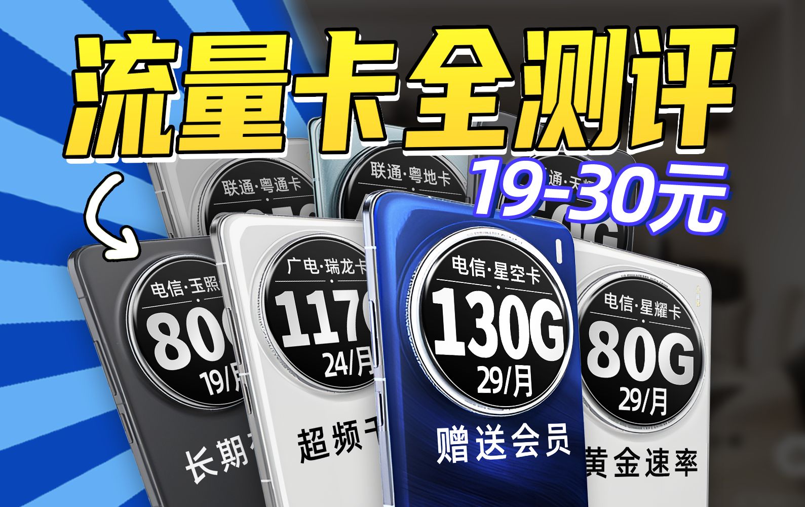 【实卡实测】2024高性价比流量卡测评推荐!电信、联通、移动、广电流量卡推荐.电信星空卡|广电瑞龙卡|广东粤通卡哔哩哔哩bilibili