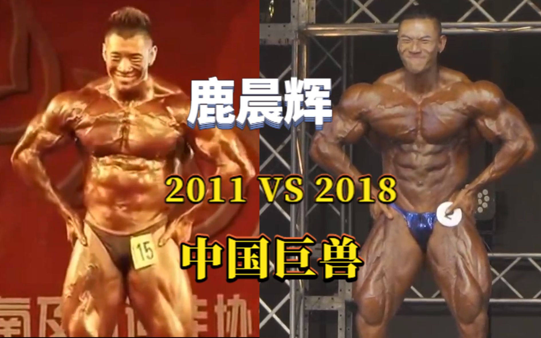 188CM的巨兽 鹿晨辉 2011 VS 2018 个人展示哔哩哔哩bilibili