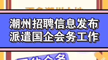 劳动派遣会务招聘,双休工作推荐.潮州招聘信息发布 #大数据推荐给有需要的人 #跨境电商 #Lazada哔哩哔哩bilibili