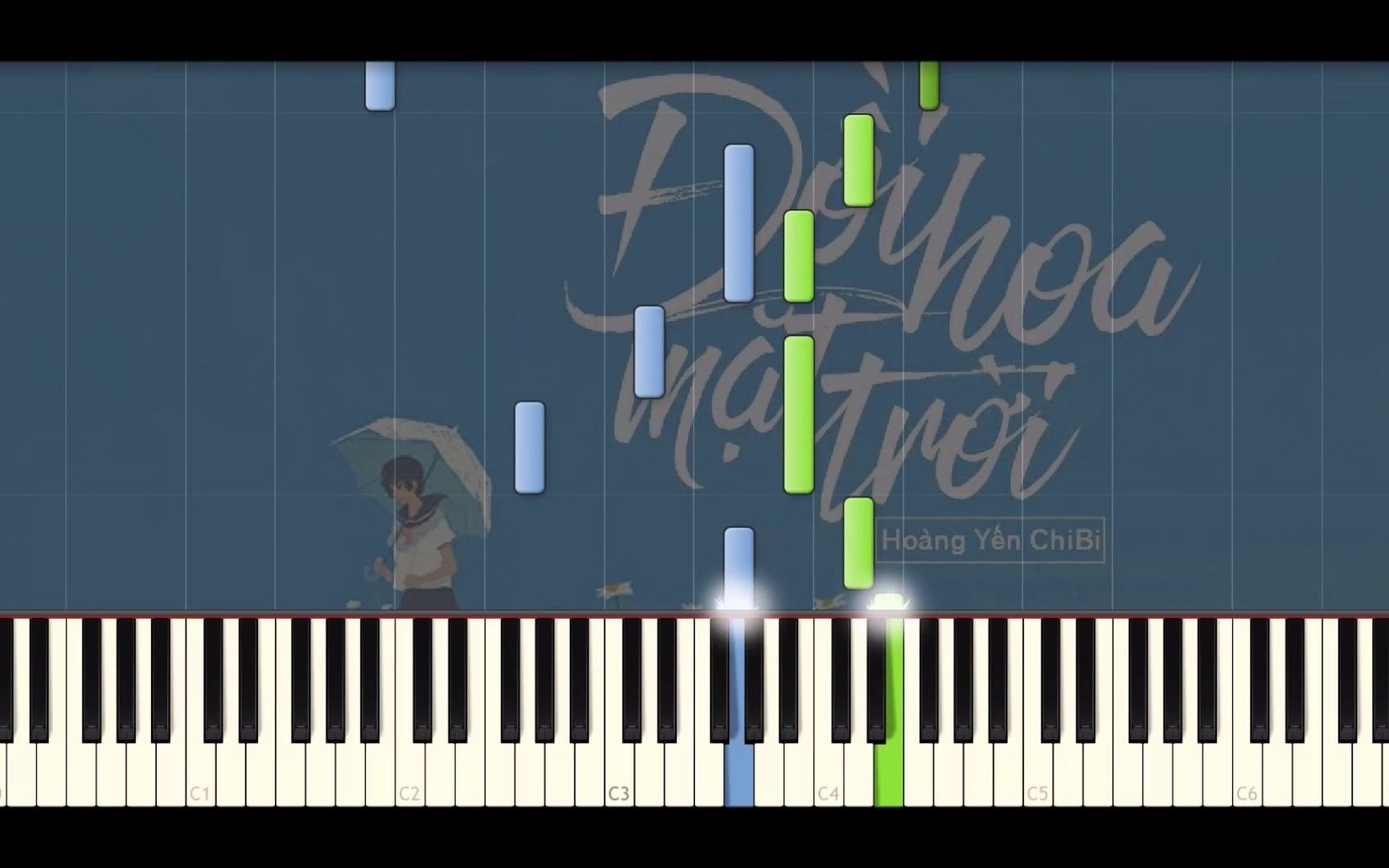 [图]Đồi hoa mặt trời - Hoàng Yến Chibi - Piano Tutorial