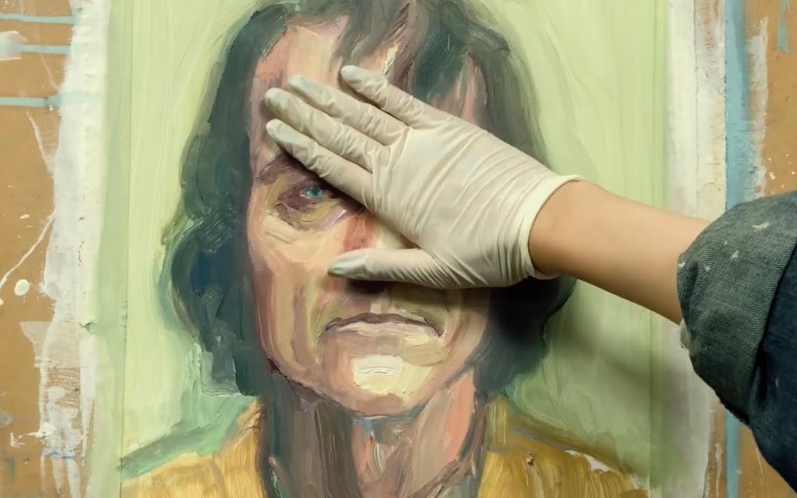 【油画过程】油画 小丑