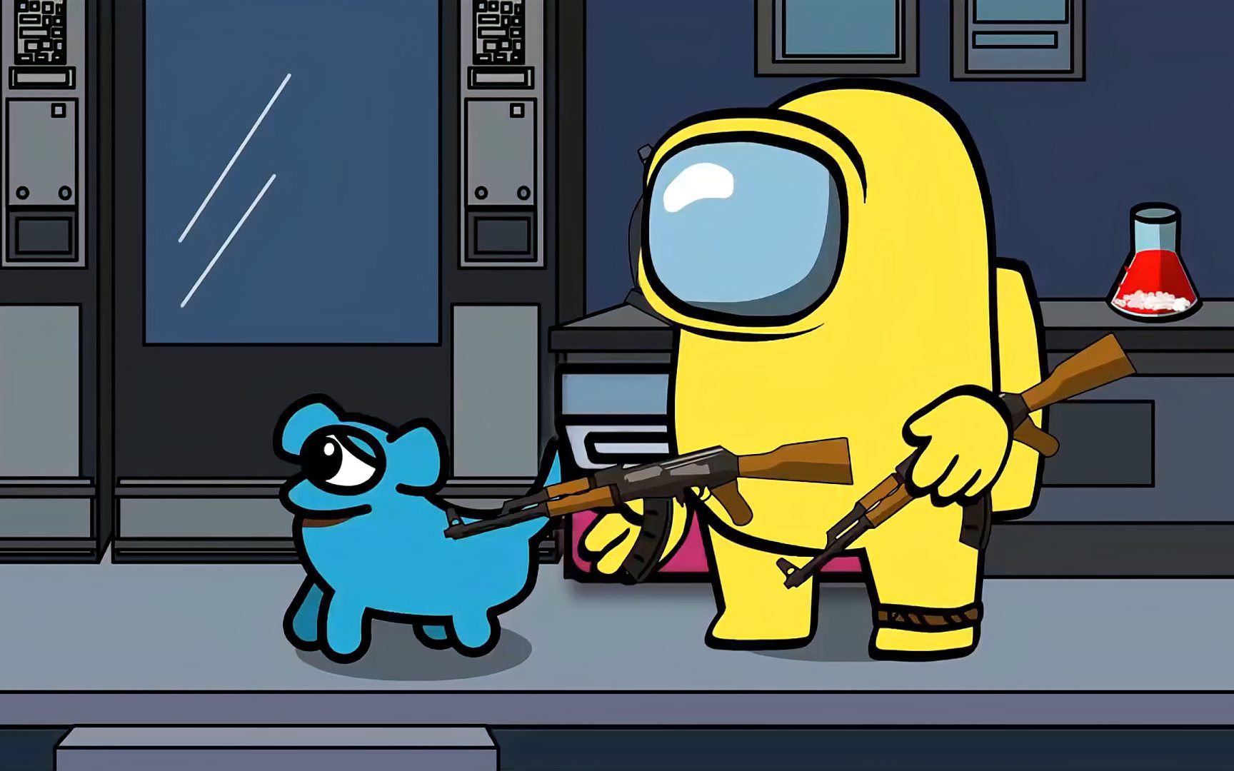 amongus我们之中游戏动画:生化危机挑战_哔哩哔哩_bilibili