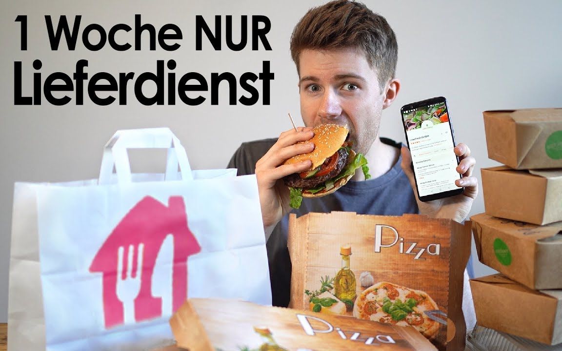 【德语生肉】在德国一个星期只吃外卖花费多少?|德国外卖测评