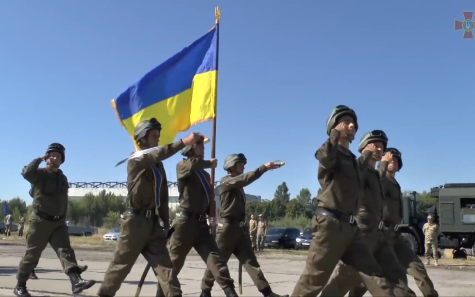 2015乌克兰独立日阅兵基地彩排(1)