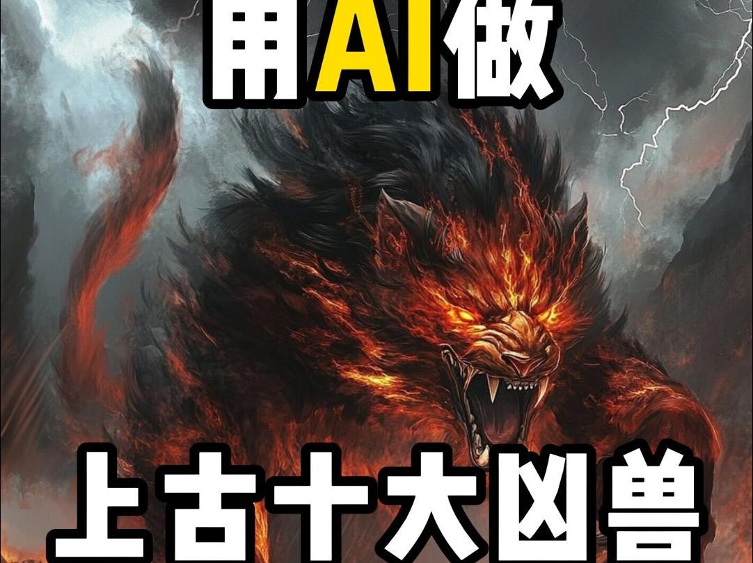 【AI】用AI做上古凶兽视频,竟然就这么简单?哔哩哔哩bilibili