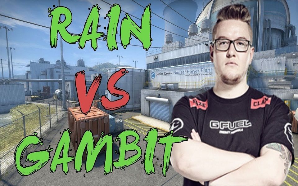 【csgo】pov faze rain vs gambit (28/10) nuke @ ecs season 5 eu