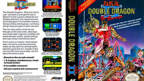 Double Dragon 2 The Revenge Arcade Gameplay Playthrough longplay 