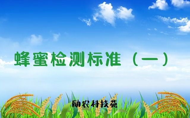 蜂蜜检测标准(一)哔哩哔哩bilibili