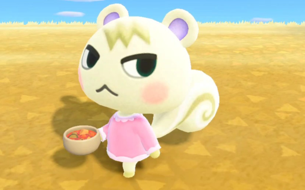 【动森】小润是只粉色白面馒头