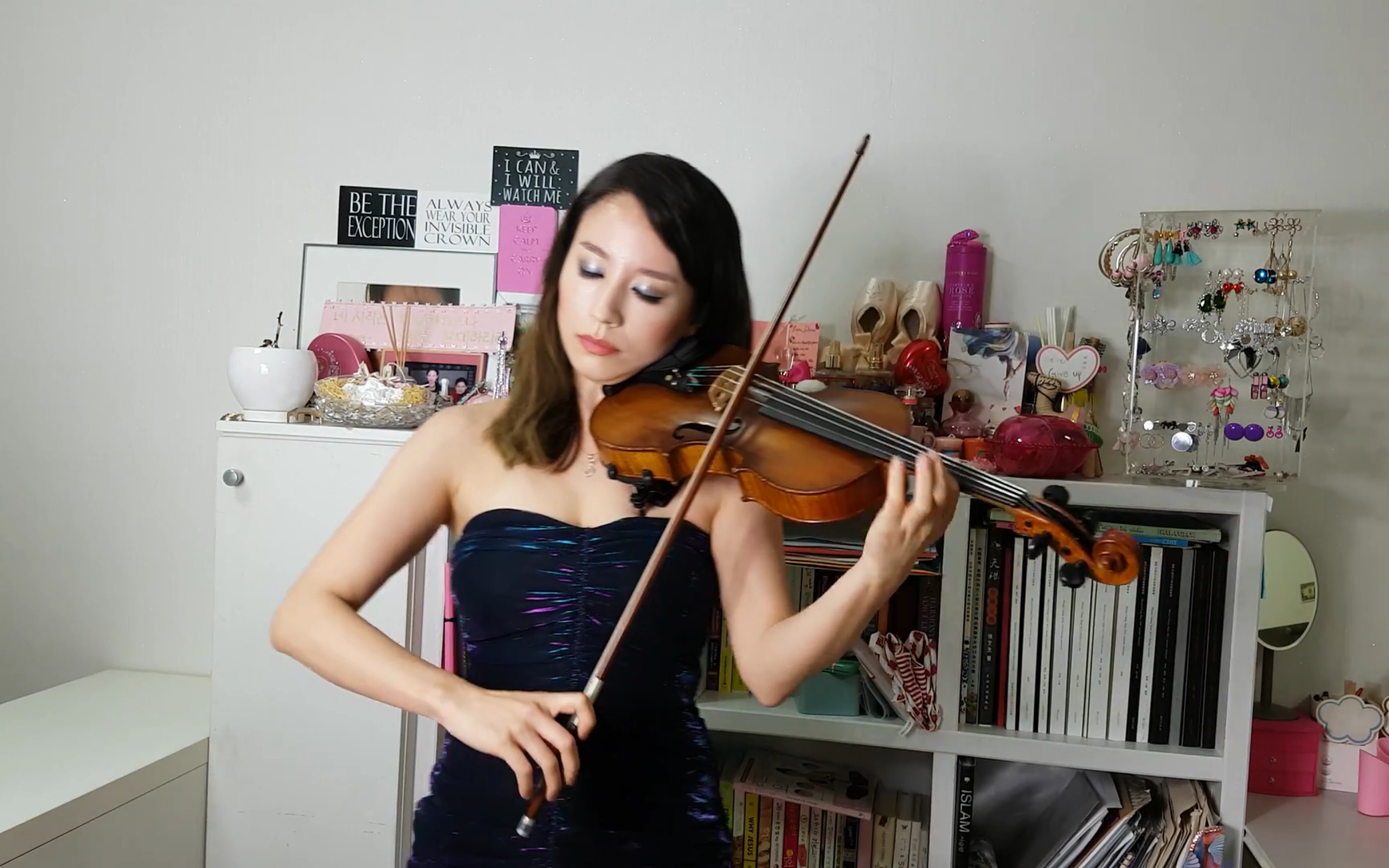 [图]邓丽君 - 我只在乎你 & 小提琴 (Teresa Teng-I only care about you violin cover) Julianne Choi