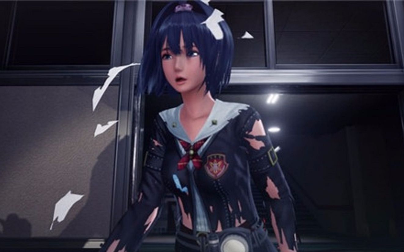 《校园女生僵尸猎人》演示 一个美女打僵尸游戏