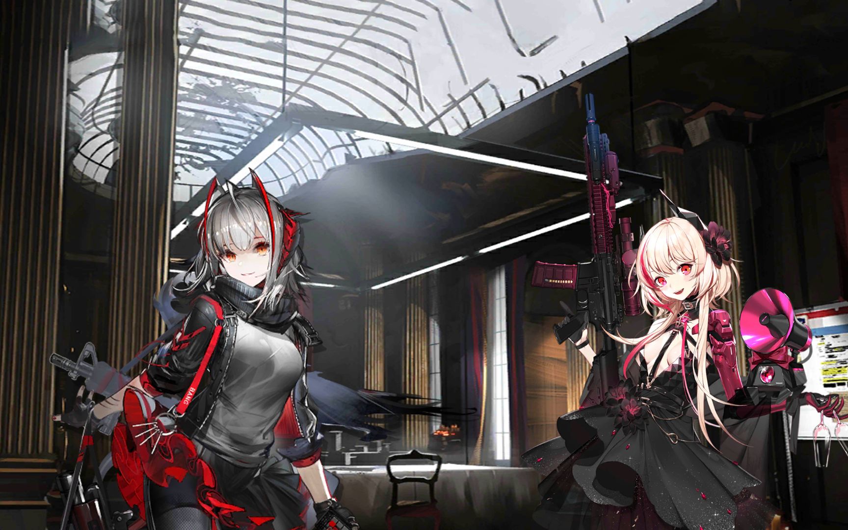 【ai翻唱】明日方舟w×少女前线m4 sopmodii《世界上的另一个我》