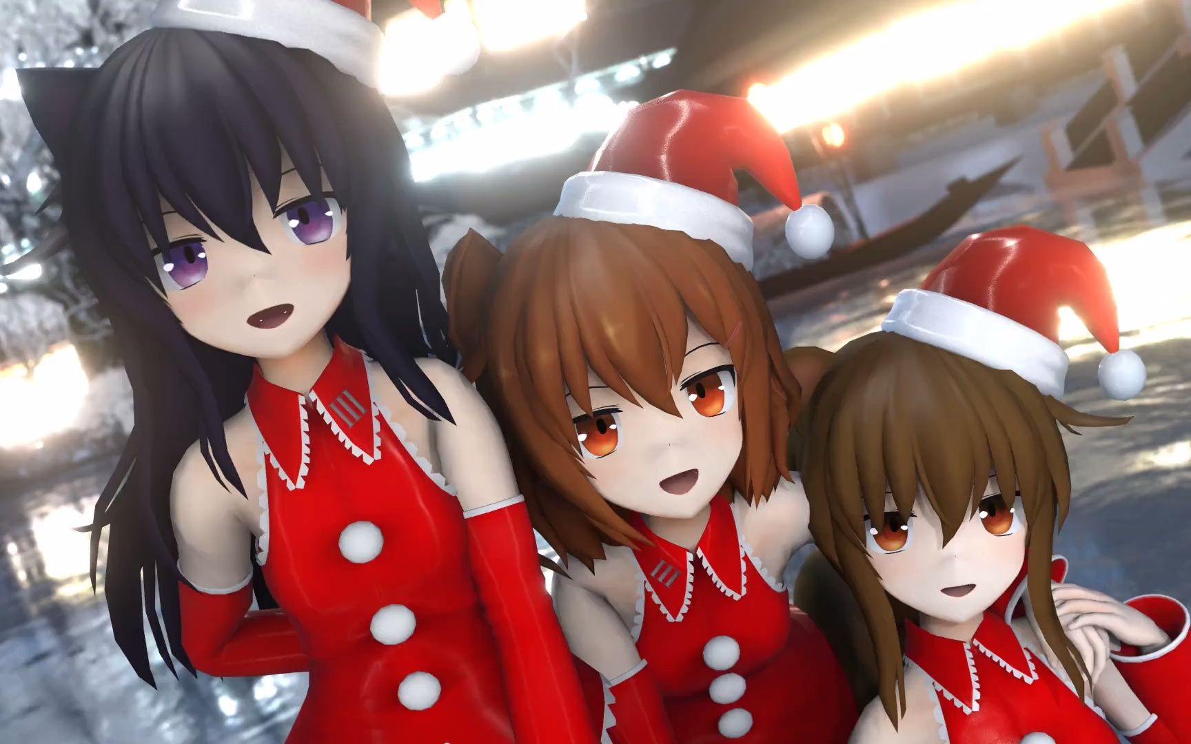 【mmd舰c】晓雷电的舞蹈「滑雪技巧」