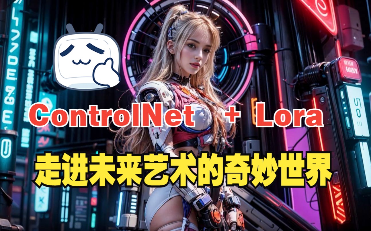 走进未来艺术的奇妙世界!使用ControlNet和Lora 创作独一无二的未来主义AI图像哔哩哔哩bilibili