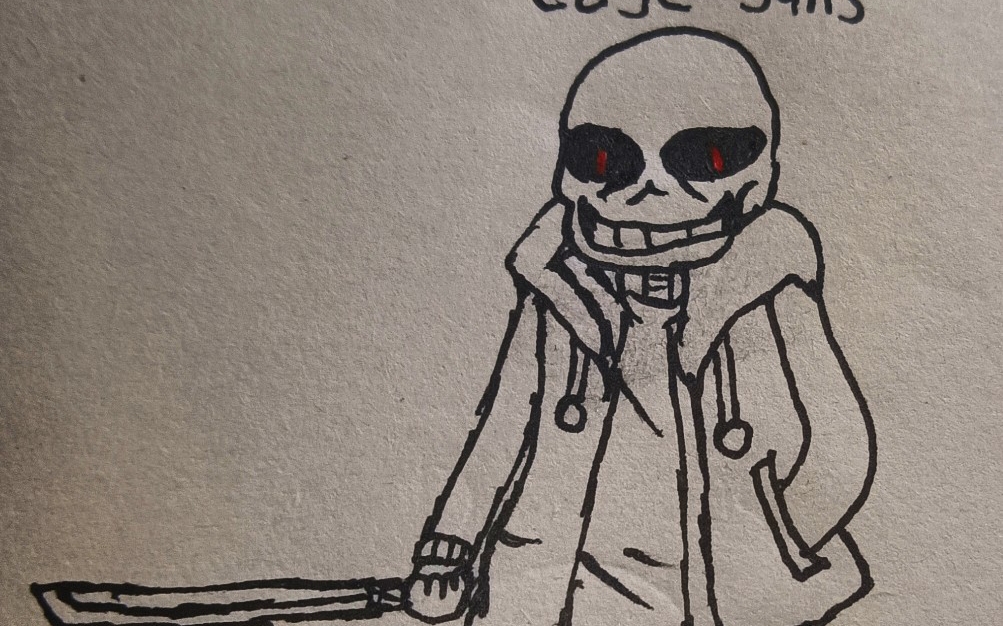 【画渣手绘】国人au【edgetale】edge sans